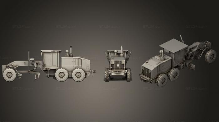 Vehicles (Grader, CARS_0198) 3D models for cnc